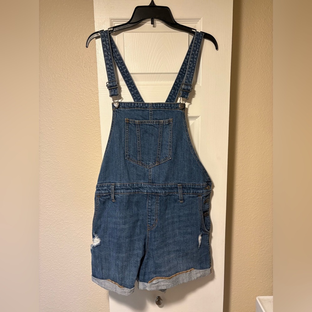 Old Navy Denim Blue Women's Short Overalls